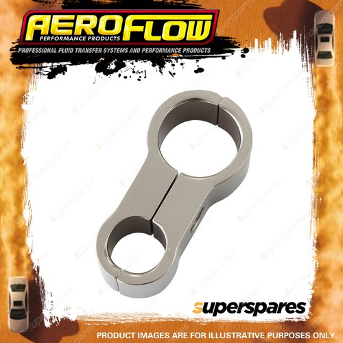 Aeroflow Stepped Billet Dual Hose Separator for Fuel Oil Lines Titanium