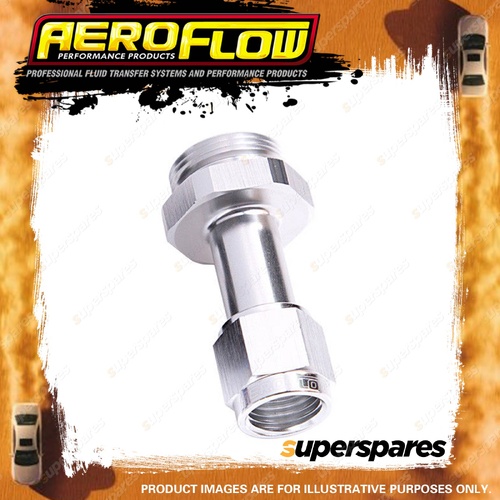 Aeroflow Female Carburettor Adapter suit Holley Silver Includes washer -6