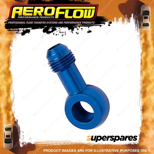 Aeroflow Alloy An Banjo Fitting Blue Banjo to AN 16mm or 5/8" to -6