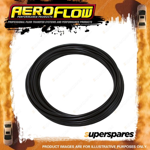 Aeroflow PTFE Teflon SS PVC Coated Braided Hose Black 2 M / 6ft 6-3/4" -3