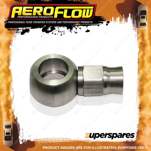 Aeroflow Banjo Fitting Double Ends 10mm 3/8" To -3 PTFE Hose Fitting