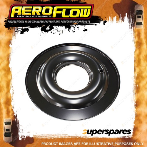 Aeroflow 14" Air Cleaner Base Only Black Flat Base Suit 5-1/8" Neck Carburettor