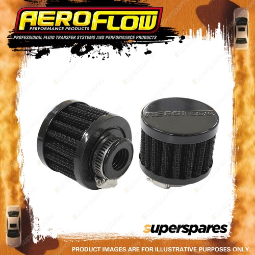 Aeroflow Black Clamp On Breather 2" 50.8mm O.D 38.1mm H 15.9mm I.D