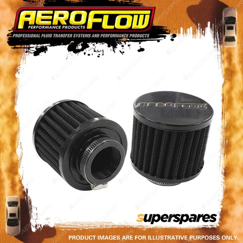 Aeroflow Black Clamp On Breather 3" 76.2mm O.D 63.5mm H 38.1mm I.D