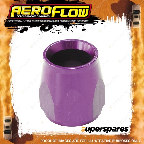 Aeroflow PTFE Hose End Socket -3AN Purple Suit 200 And 570 Series Fittings