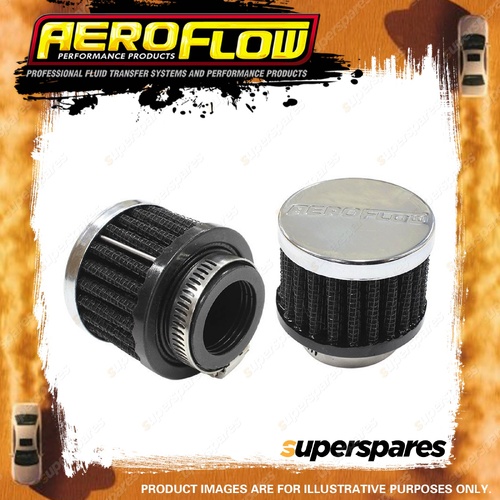 Aeroflow Chrome Clamp On Breather 2" 50.8mm O.D 38.1mm H 25.4mm I.D