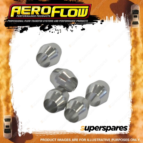 Aeroflow 5Pk Of Replacement Olives 1/8"To Suit Af30-3000 / Black Nylon Tube