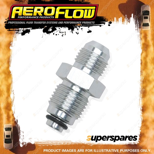 Aeroflow Power Steering Adaptor Fitting M16 X 1.50 O-Ring To -6 AN Alloy