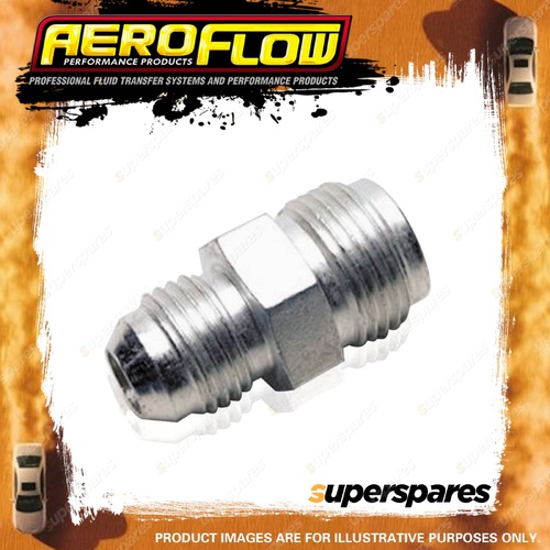 Aeroflow Power Steering Adaptor 1/2"-20 Inverted Flare To -6 S/S Ps Adapter