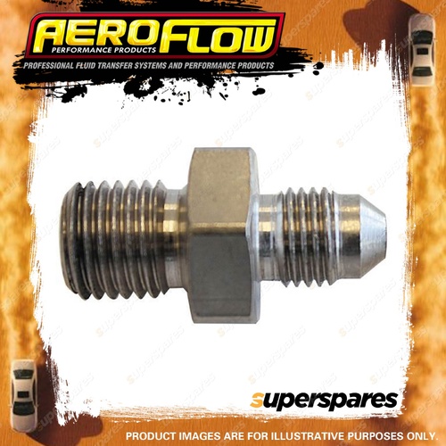 Aeroflow Stainless Steel Dual Seat Adapter Fitting -3AN M12 X 1.0mm