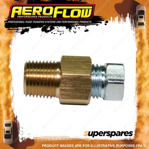 Aeroflow Universal Line Lock Brake Fitting Kit 1/8" Npt To 3/8-24