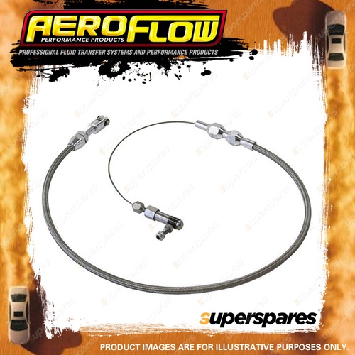 Aeroflow Brand Throttle Cable Stainless Steel 24" 61Cm Long Af 42-1100