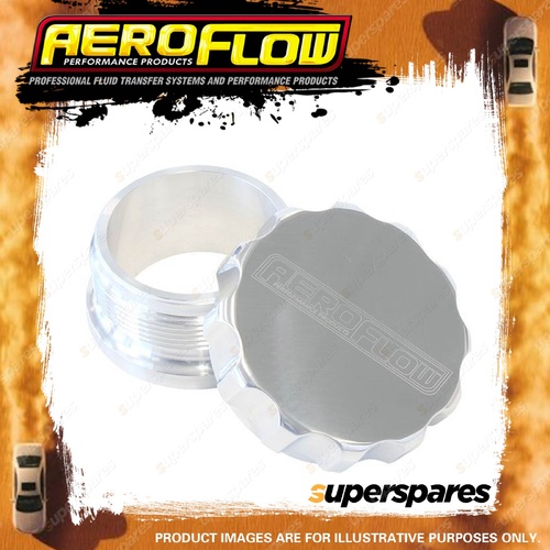 Aeroflow Brand 50.8mm 2" Billet Alloy Weld On Filler with Polished Cap