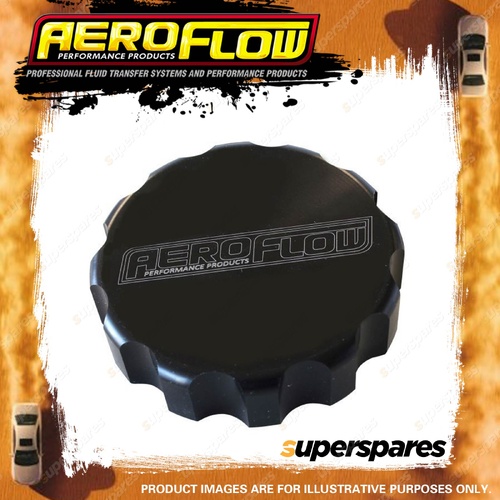 Aeroflow Brand Billet Radiator Cap Cover Suit Small Cap Black Finish