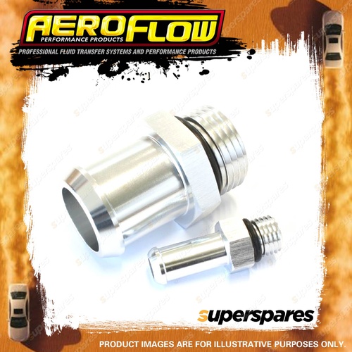 Aeroflow Replacement Fittings for VX VY Commodore Radiator Overflow Tanks Silver