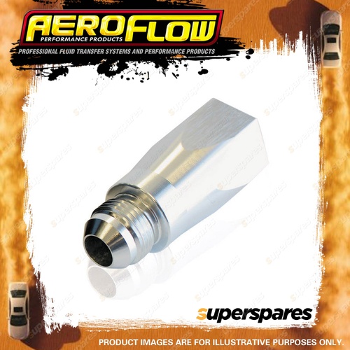 Aeroflow Adjustable Check Valve -8 AN Silver Finish Male To Female AN Outlets