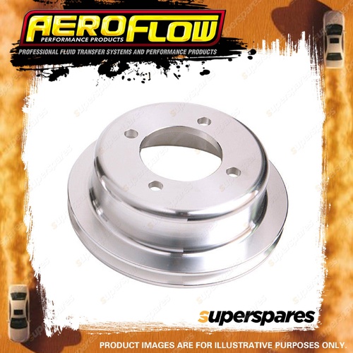 1 x Aeroflow Brand Billet Crankshaft Pulley for Ford 302-351C 4-Bolt