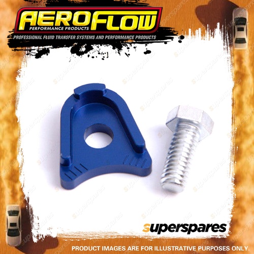 Aeroflow Billet Distributor Hold Down Clamp - Blue Suit for for SB Ford Small