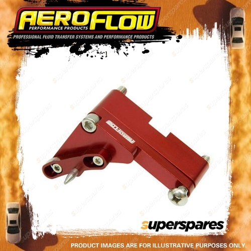 Aeroflow Adjustable Billet Timing Pointer Red Suit Big Block Chevy 7-1/4"