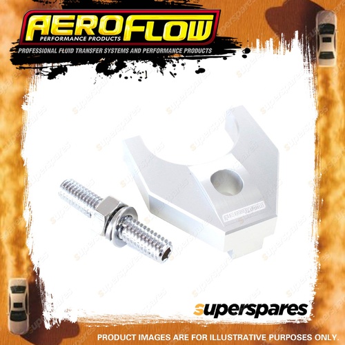 Aeroflow Billet Distributor Hold Down Clamp Silver for Holden Australia V8