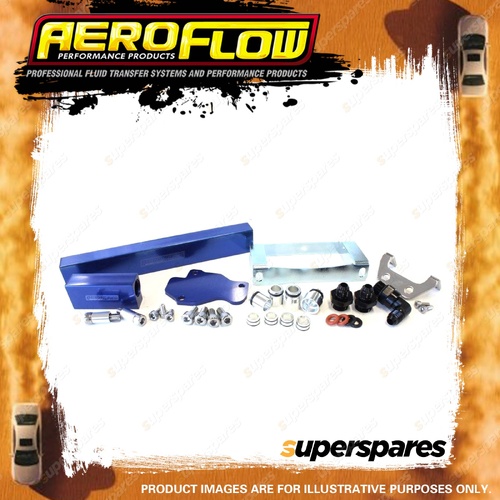 Aeroflow Brand Billet EFI Fuel Rails Blue Suit for for Mazda 13B 6 7 And 8