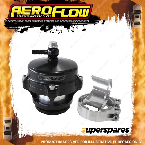 Aeroflow Brand 50mm Blow Off Valve Black Finish V-Band Weld-On Flange