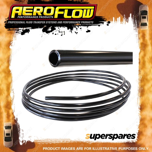 Aeroflow Aluminium Fuel Line 7.9mm 5/16"7.6M / 25Ft Length Roll Black