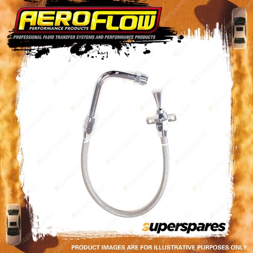 Aeroflow Firewall Mount Flexible S Steel Transmission Dipstick for Ford C4 PAN