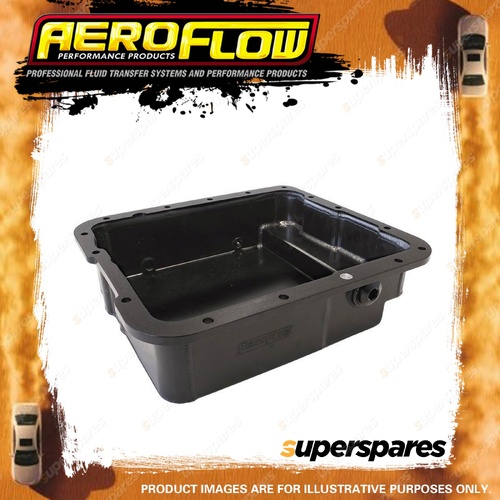 Aeroflow Black 3 Inch Transmission PAN + Filter Extension Black AF72-3007BLK