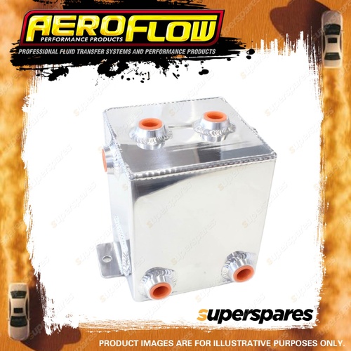 Aeroflow Fabricated Alloy Tank 2.2L Capacity 5"L X 5"W X 6" Polished Finish