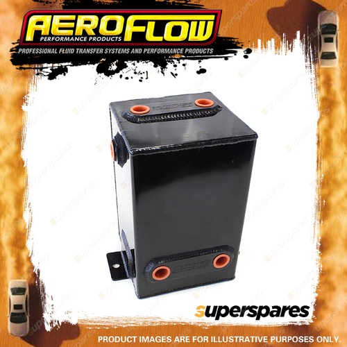 Aeroflow Fabricated Alloy Tank 3.1L Capacity 5"L X 5"W X 8.25" Black Finish