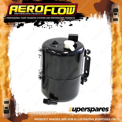 Aeroflow Brand Brake Vacuum Reservoir Tank + Mounts And Fittings Black