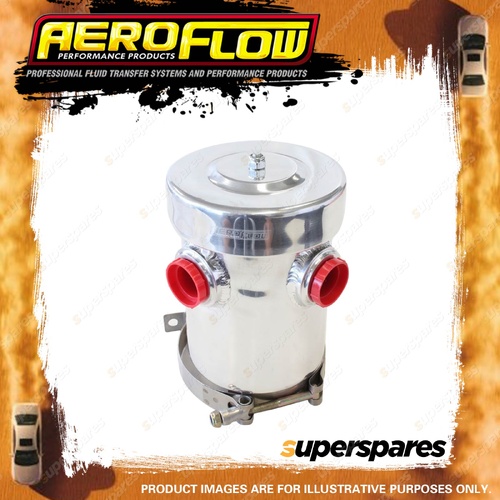 Aeroflow Dry Sump / Breather Tank 2 X -12 And 1 X -6 ORB Ports Polished