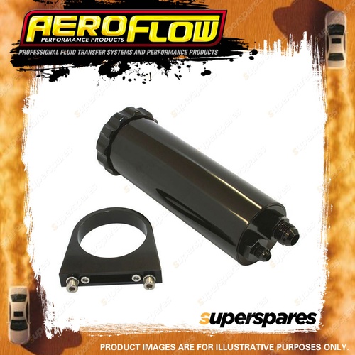 Aeroflow Power Steering Reservoir 440Ml 2.-7/8" OD 8-3/4" H Black