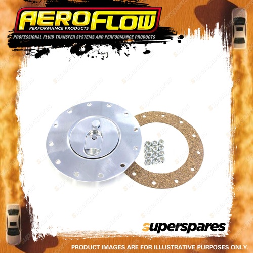 Aeroflow Billet Fuel Cell Cap Assembly for Rci Fuel Cells Polished