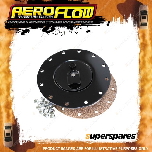 Aeroflow Brand Billet Fuel Cell Cap Assembly for Rci Fuel Cells Black