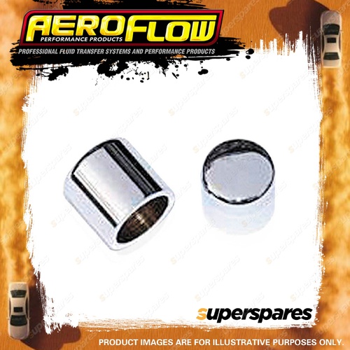 Aeroflow Billet A/C Charge Port Cover for -10 AN Small Port Fittings