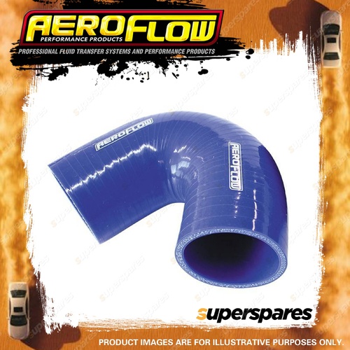 Aeroflow Brand 135 Degree Silicone Hose Elbow 51mm 2" I.D Blue Finish