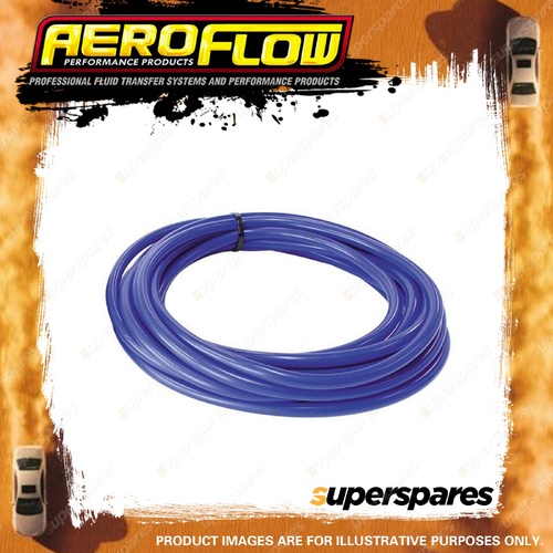 Aeroflow 4mm 5/32" Vacuum Silicone Hose 25 Ft 7.6M Roll Blue Finish