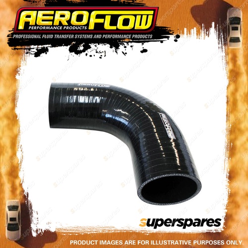 Aeroflow Brand 90 Degree Silicone Hose Elbow 32mm 1-1/4" I.D Black