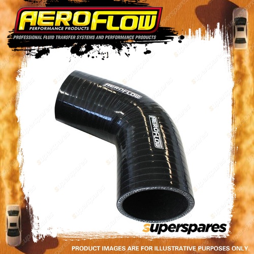 Aeroflow Brand 67 Degree Silicone Hose Elbow 63.5mm 2-1/2" I.D Black