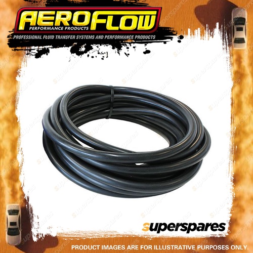 Aeroflow 4mm 5/32" Vacuum Silicone Hose 5 Ft 1.5M Roll Black Finish