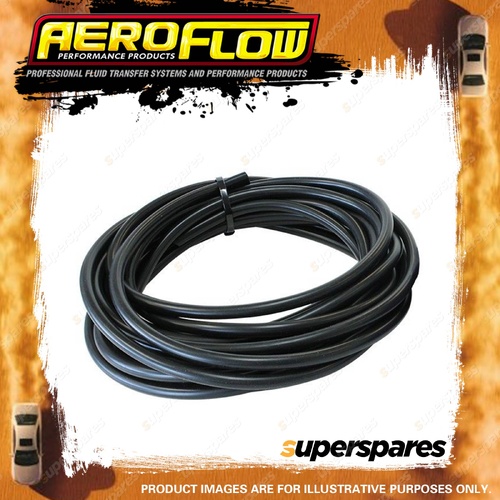 Aeroflow 5mm 3/16" Vacuum Silicone Hose 25 Ft 7.6M Roll Black Finish