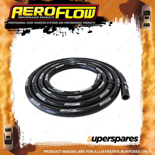 Aeroflow 10mm 3/8" I.D Heater Silicone Hose 13Ft 4 Metre Roll Black Finish