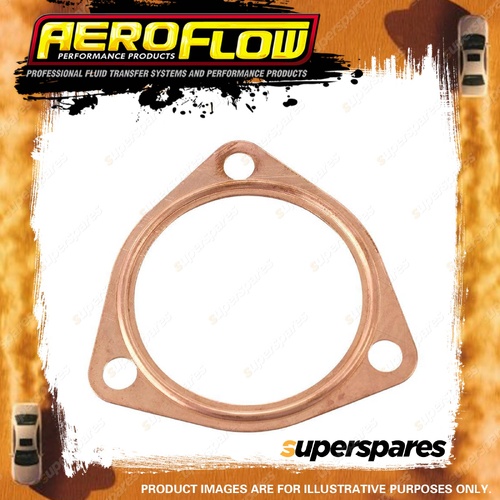 Aeroflow Brand Copper Embossed Flange Gasket 2-1/2" Suit 3-Bolt Flange