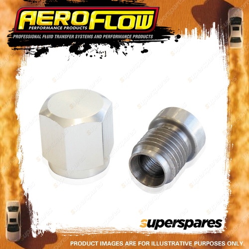 Aeroflow Steel Weld-On K-Style Egt Bung And Cap 7/16"-20 Suits 1/4" Probe