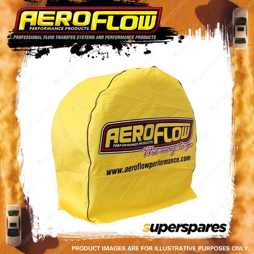 Aeroflow Tyre Cover Fits Tyres Up To 34-1/2" Diameter Yellow Vinyl