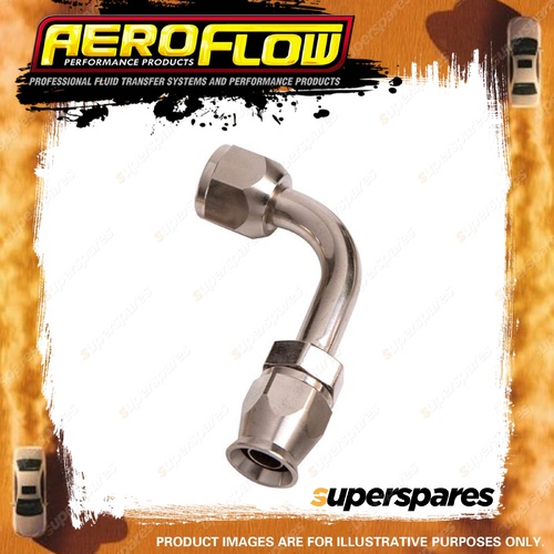 Aeroflow A/C 45 Degree Fitting -6 AN Without Charge Port Hose Adaptor