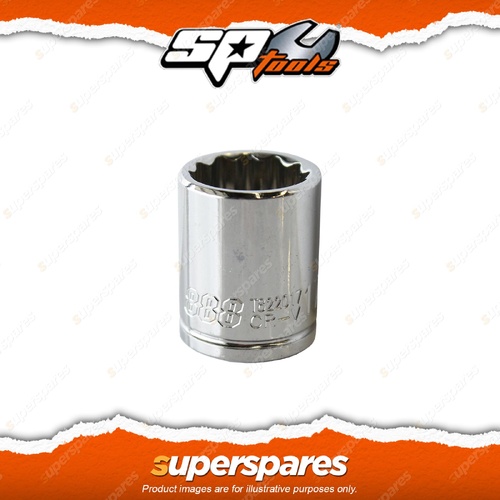 888 Series 3/8" Drive Socket - 7mm Individual 12 Point Metric Cr-V Steel Durable