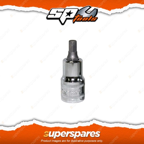 SP Tools 1/2" Drive 55mm Short Inhex Socket - 14mm Metric Individual Cr-V Steel